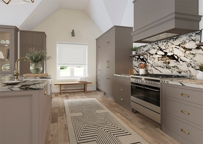 Windermere, Oyster - Twist&Fit Roman Blind - Image 7